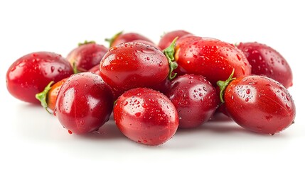 Fresh Tamarillos isolated on white background