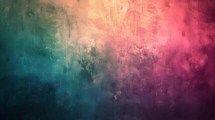 Abstract gradient background with grainy texture, pastel colors, dark background, vintage