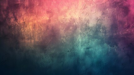 Fototapeta premium Abstract gradient background with grainy texture, pastel colors, dark background, vintage