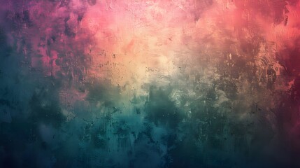 Abstract gradient background with grainy texture, pastel colors, dark background, vintage