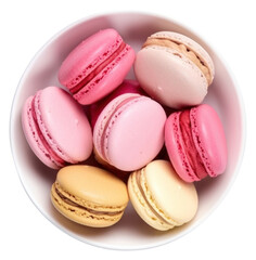 PNG Macaron macarons plate food.