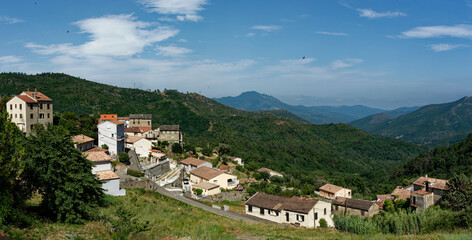 Fototapeta premium Frankreich - Korsika - Venaco-Serraggio