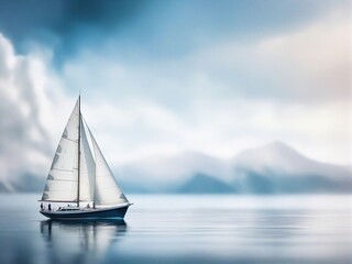 Fototapeta premium sailboat on the sea