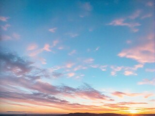 Obraz premium sunset sky and clouds