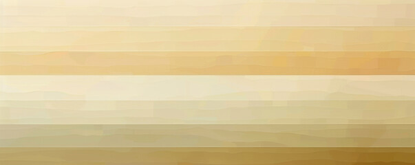 Contemporary wallpaper with horizontal gradient stripes from beige to pale yellow
