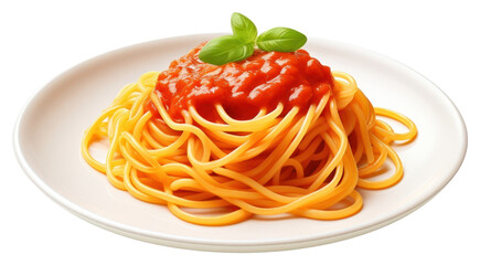 PNG Spaghetti pasta sauce plate.