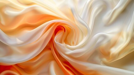 A mesmerizing image ideal for design magazines, artistic inspiration blogs, or visual elements in interior design | This image exudes a hypnotic quality with its smooth, flowing gradients of white 