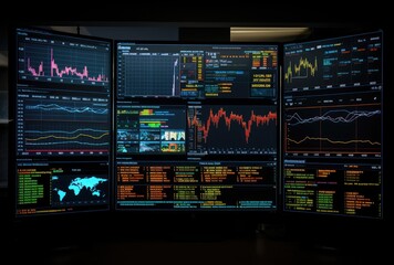 Professional Stock Market Analysis on Multiple Screens