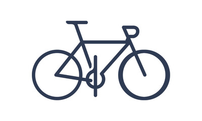 Fototapeta premium Simple Bike Line Logo