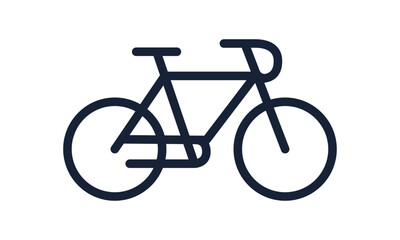 Obraz premium Simple Bike Line Logo