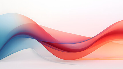 abstract smooth curved lines poster background