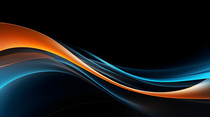 Obraz premium abstract smooth curved lines poster background