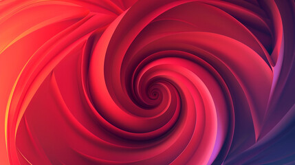 Modern abstract wallpaper with swirling gradient patterns in crimson  scarlet graphic design