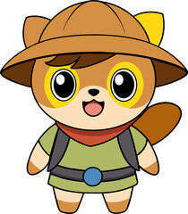 Cute Kawaii Cute Explorer Icon