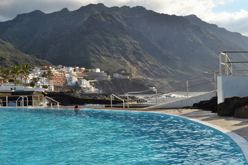 natural pools, in Tenerife canary islands