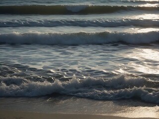 Naklejka premium wave on the beach