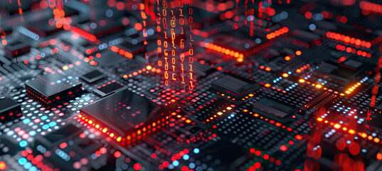 Digital background for tech