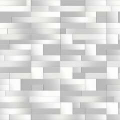 Grey and White Brick Mosaic