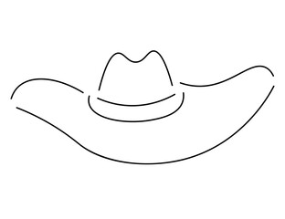 isolated linear headgear hat icon on the theme of summer and vacation. design for logo sticker print poster