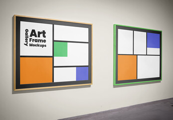 Art Gallery Frame Mockups