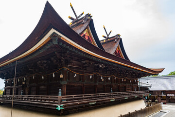 Fototapeta premium 岡山 吉備津神社 国宝本殿