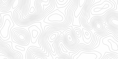 Fototapeta premium Topographic map background geographic line map with elevation assignments. The black on white contours vector topography stylized height of the lines map. 