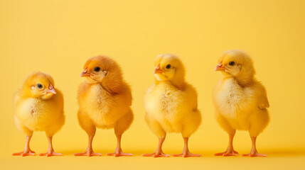 Fototapeta premium Internationaler Tag 06. Juli des Brathähnchens Broiler Welttag Küken Hühner Hahn und Chickenwings Generative AI