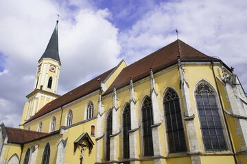 Church Mari&auml; Himmelfahrt, Kelheim, Bavaria - Germany.