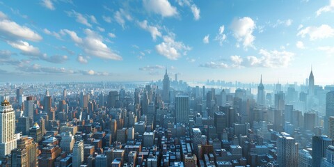 New York Cityscape during the day