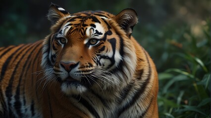 Naklejka premium Majestic Guardians Protecting Tigers' Legacy