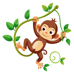 Jungle Junior: Playful Monkey Adventure