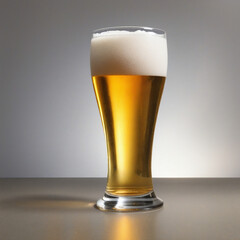 Golden Beverage: A Refreshing Pint of Lager