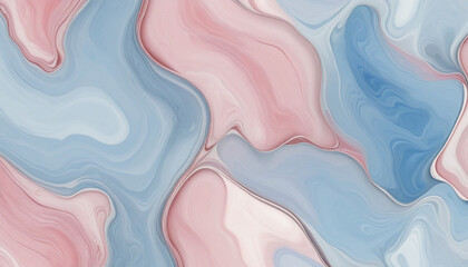 combining rose quartz and serenity blue in an abstract futuristic texture isolated on a transparent background, generative ai