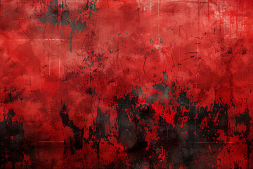 Abstract Grunge Texture Background. Red graffiti. Art banner background