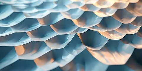 Obraz premium Blue and white 3D rendering of a surface with a bumpy texture