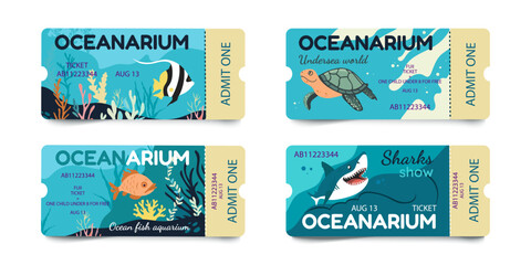 Tickets to the oceanarium