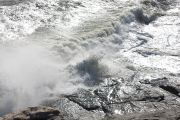 Namibia Atlantic coast on a sunny autumn day