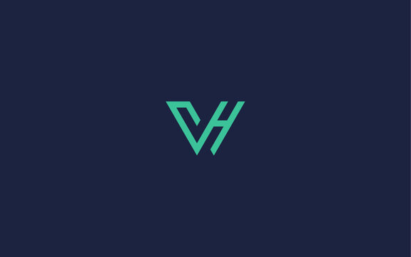 letter vh logo icon design vector design template inspiration