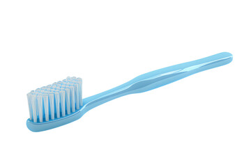 Tooth brush, isolated on transparent background. Realistic closeup brush for clean hygiene teeth