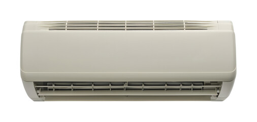 White Air Conditioner, Front View