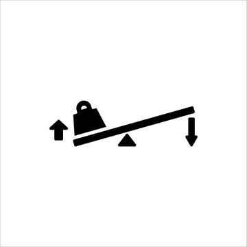 recommend clip art: Leverage icon. Outline leverage vector icon for web design isolated on white background