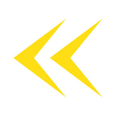 arrow left icon design illustration.