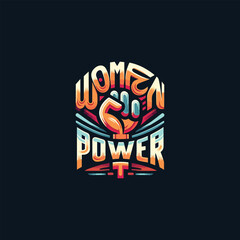 international women day logo, women freedom, women empower logo,  women power logo
