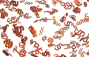 Paragraph in 3d ground panorama