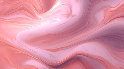 Obraz premium Pink abstract smooth curved lines poster background