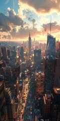Naklejka premium New York Cityscape