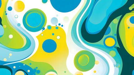 yellow green blue and white funky texture design abstract geometric pattern graphics poster background