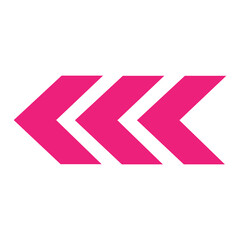 Arrow left icon design illustration.