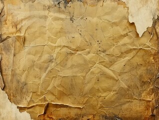 Grunge paper background with distressed edges for a vintage or antique look