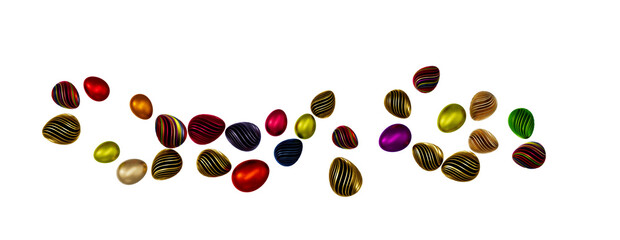 colorful easter eggs